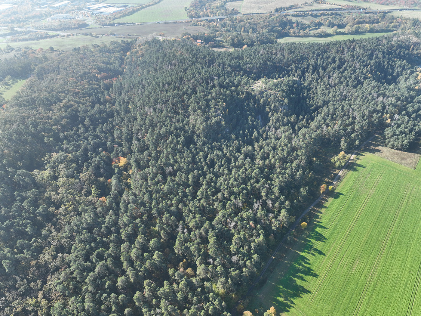 Luftaufnahme - Blick Richtung Westen