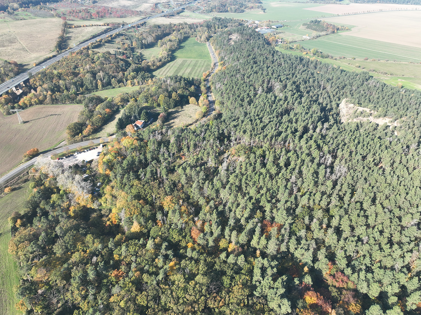 Luftaufnahme - Blick Richtung Westen