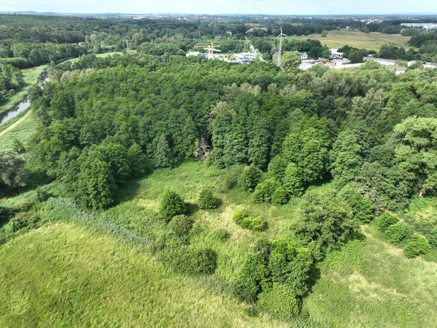 Luftaufnahme - Blick Richtung Süd-Westen