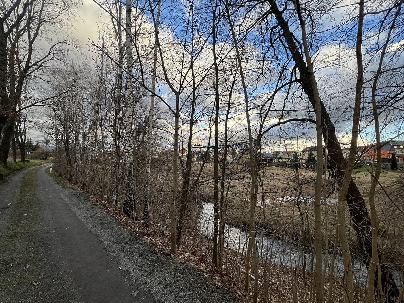 Blick vom Weg Richtung Norden