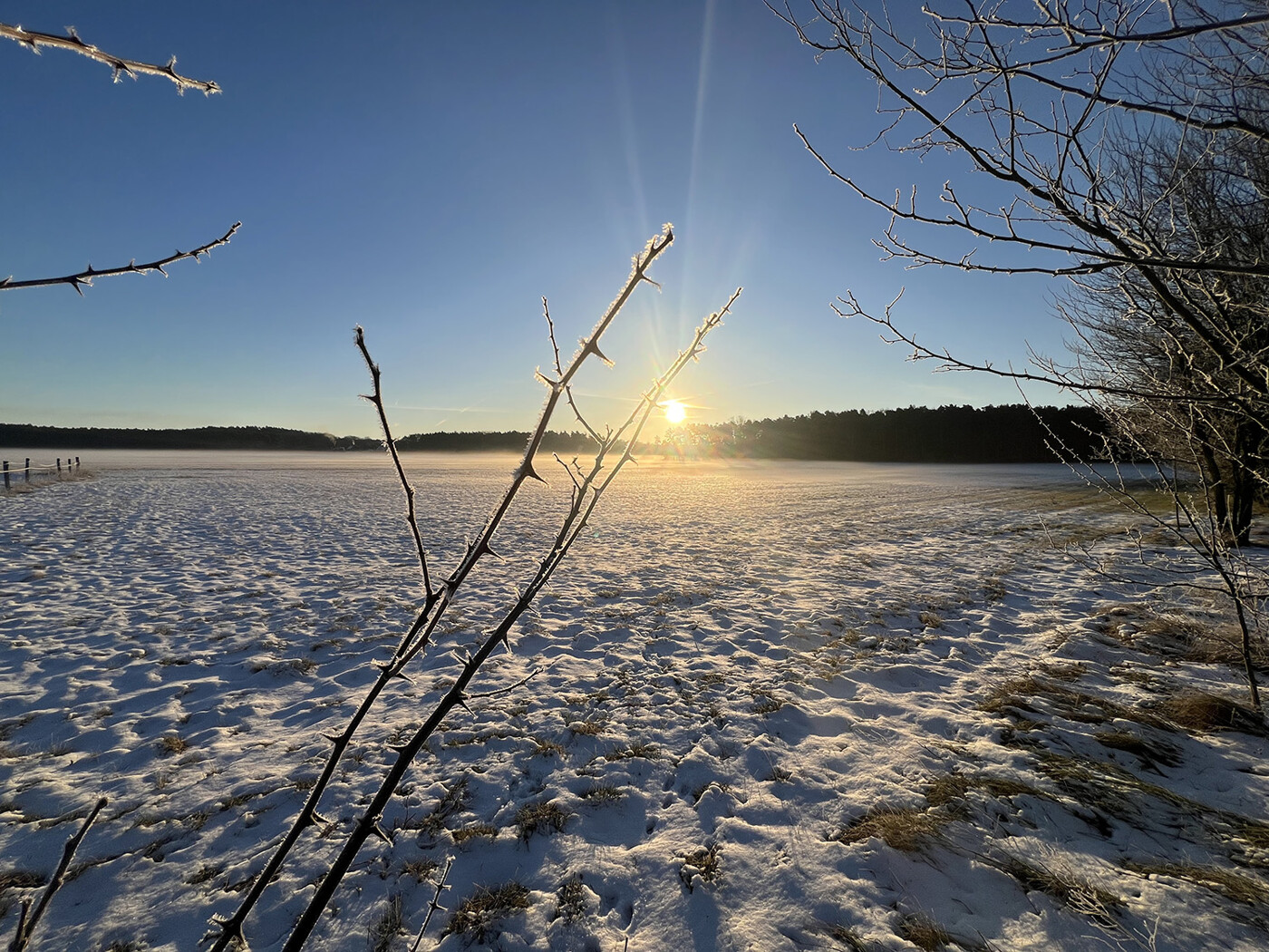 Sonnenaufgang in Spreenhagen