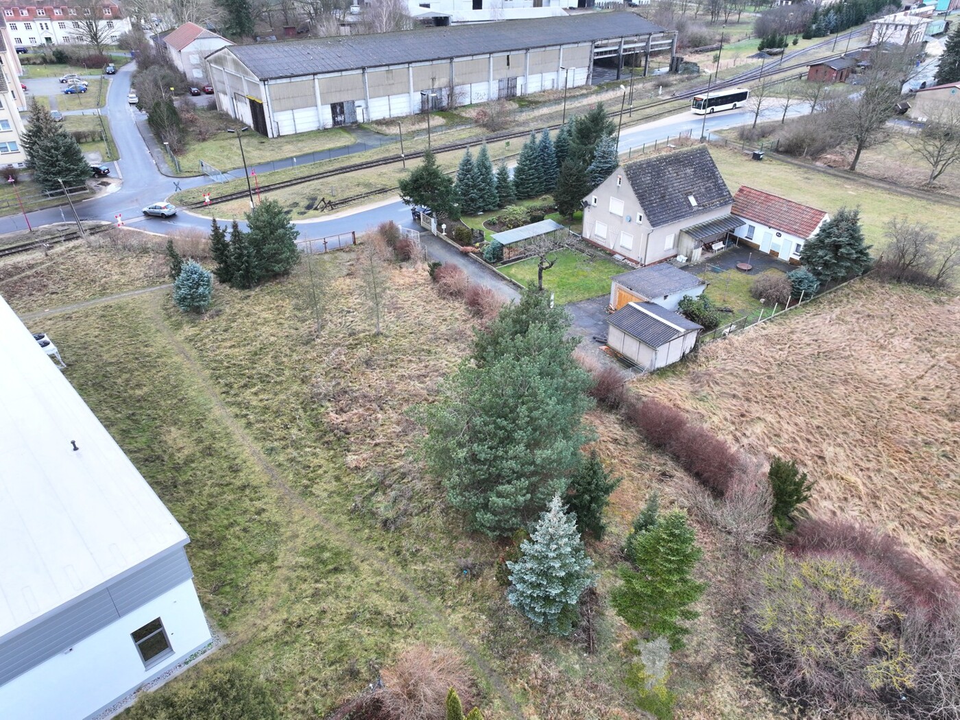 Sicht zur Einfahrt