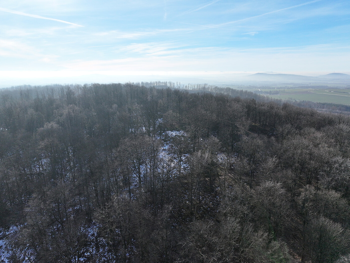 Blick über den Bergrücken