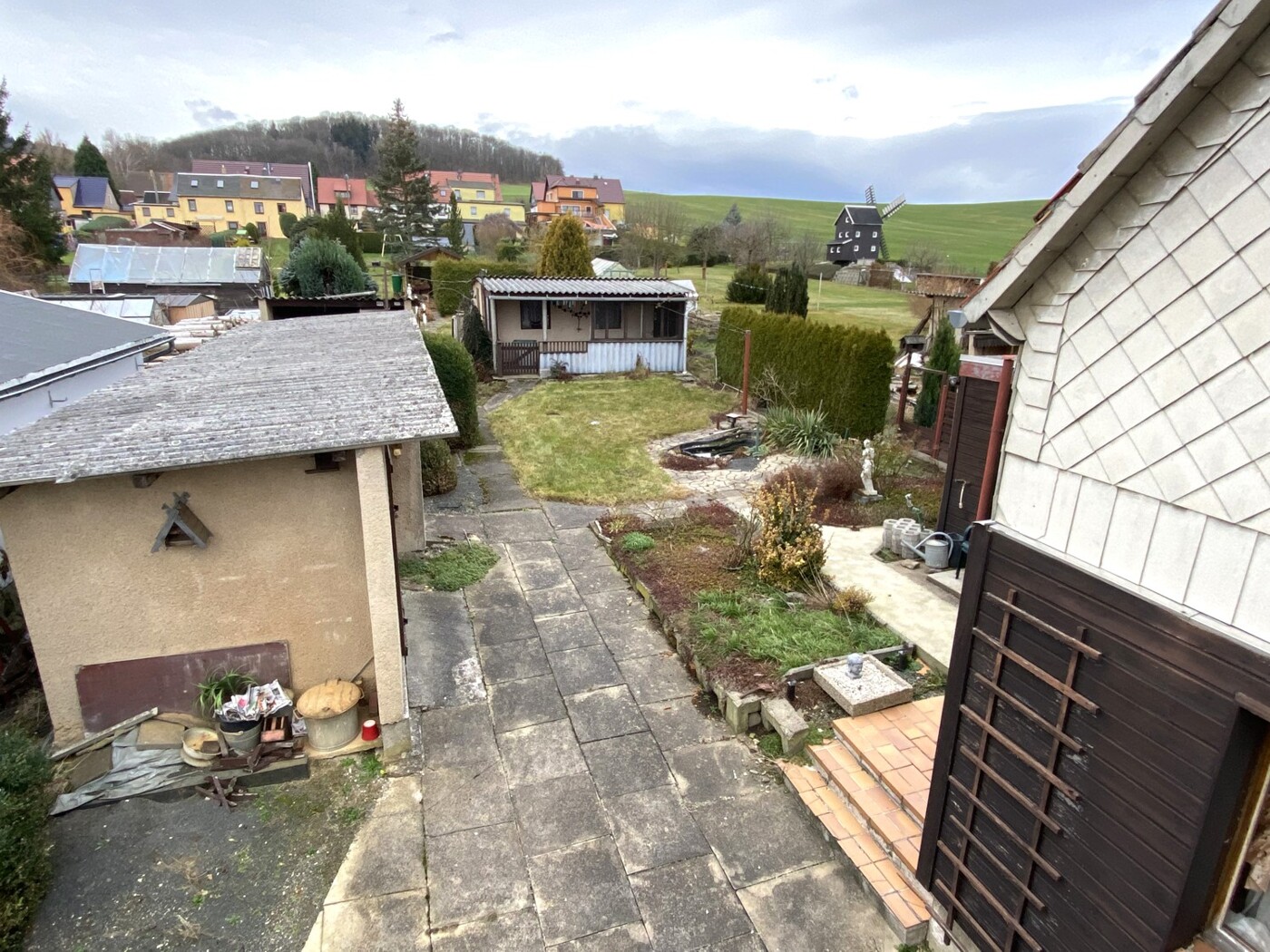 Blick von der Dachterrasse