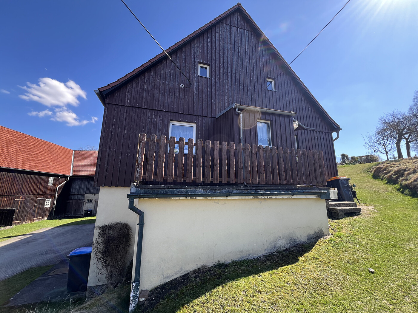 Westgiebel Wohnhaus