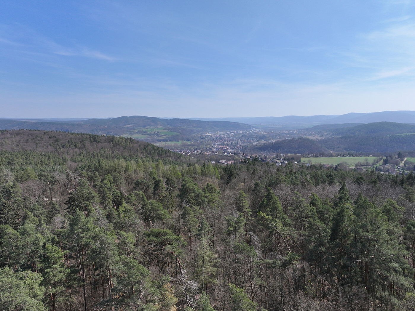 Blick Richtung Rudolstadt