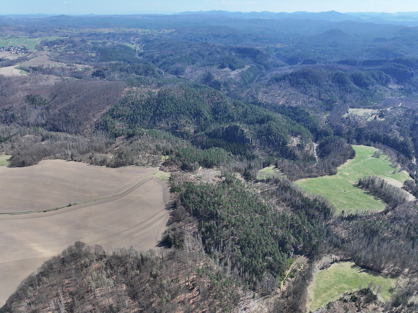 Blick Richtung Süden