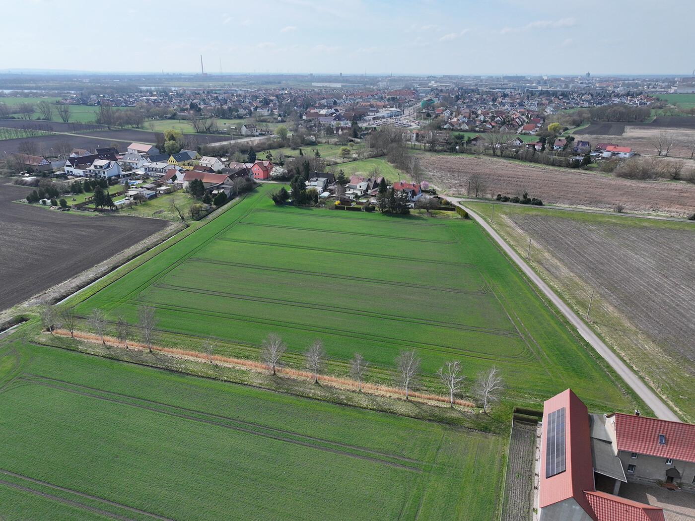 Blick Richtung West / Richtung Halle