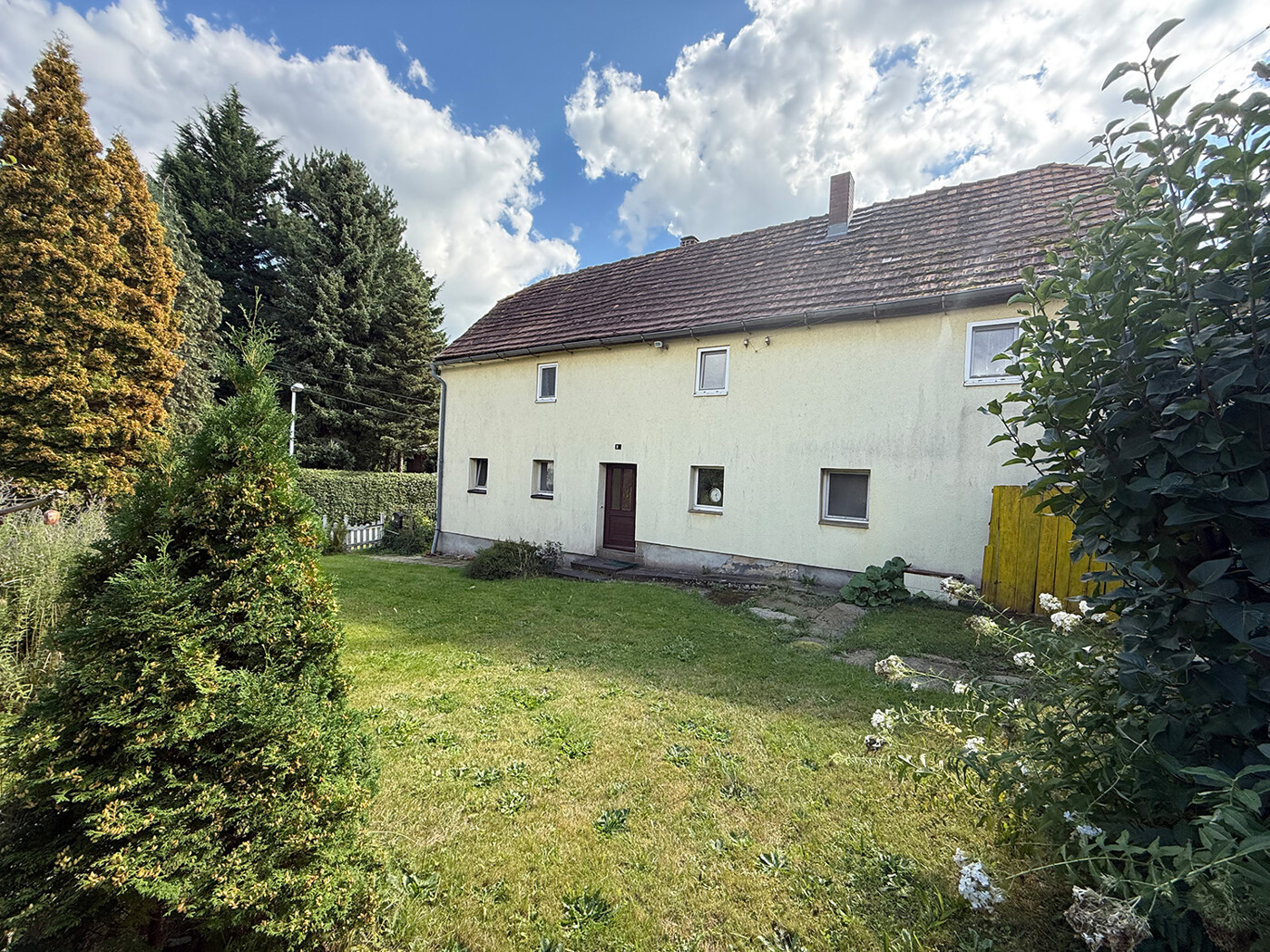 Blick auf Wohngebäude