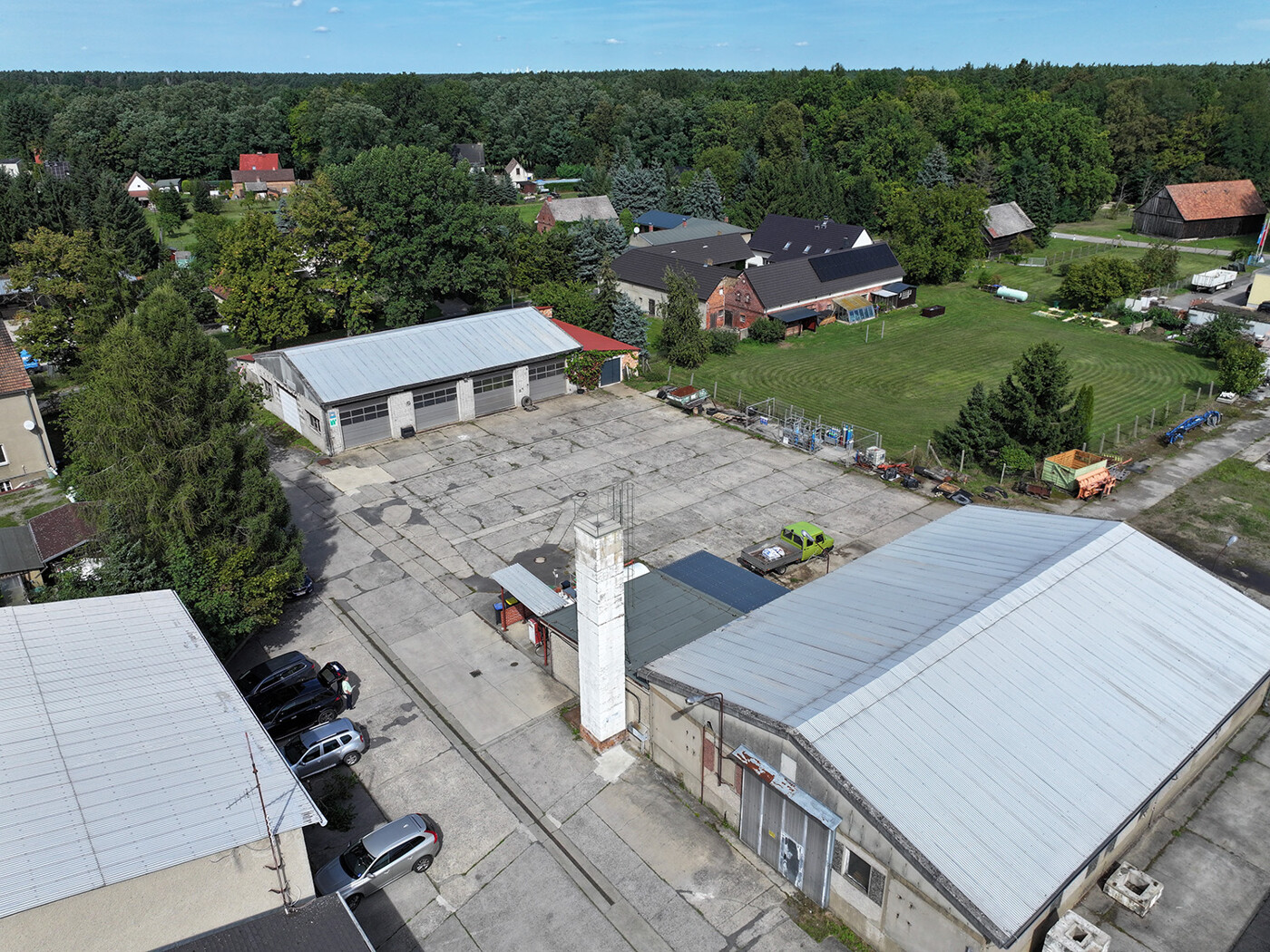 Blick über das Areal