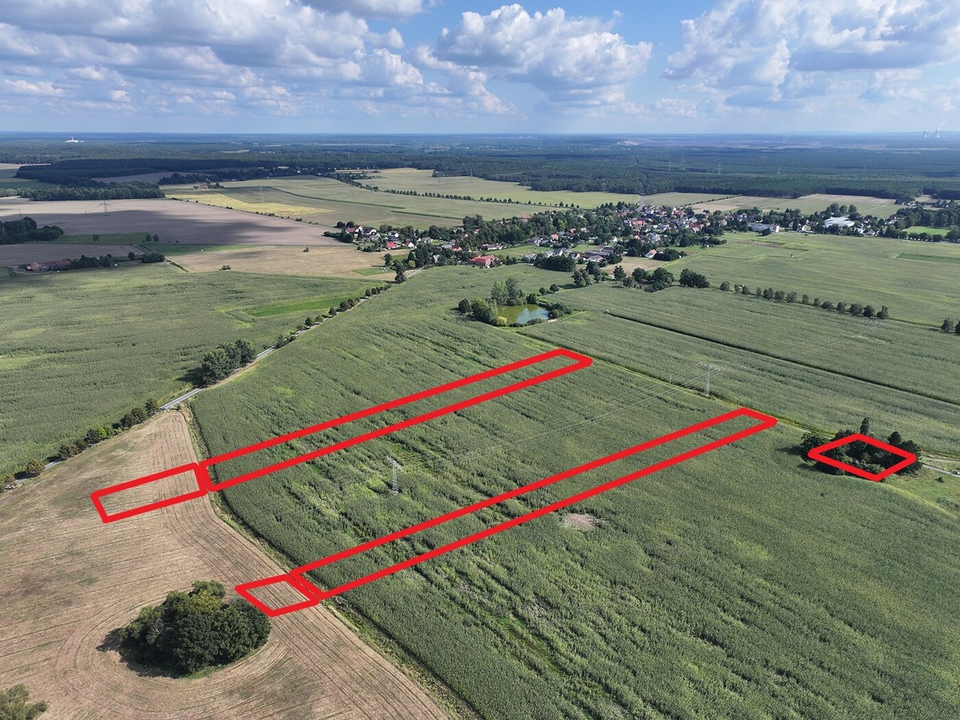 Flächen in Graustein