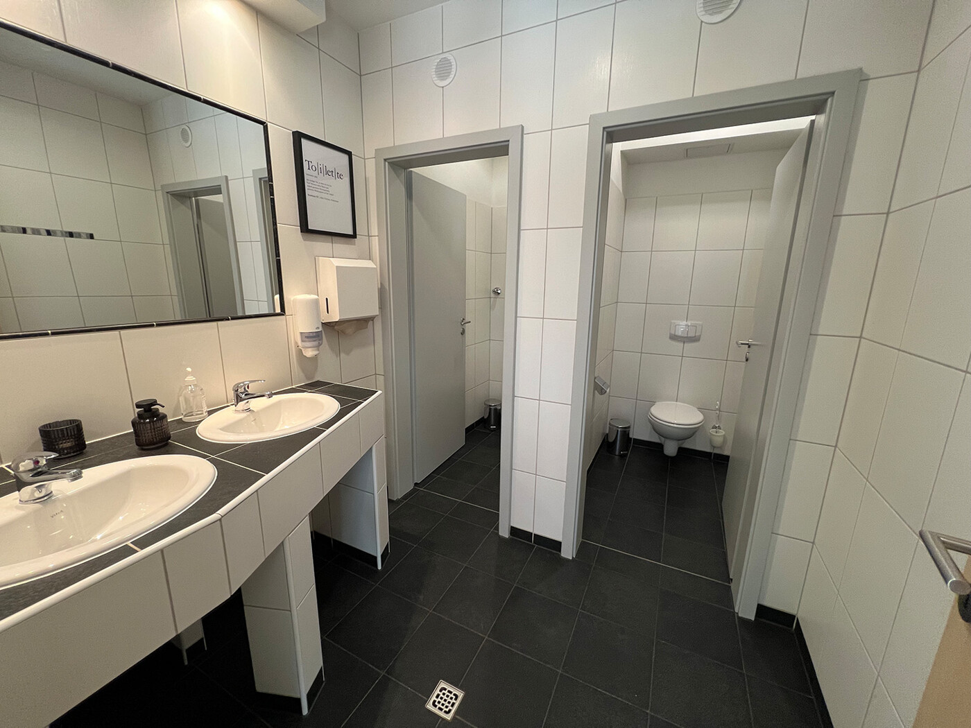 Sanitäranlagen in der Gaststätte