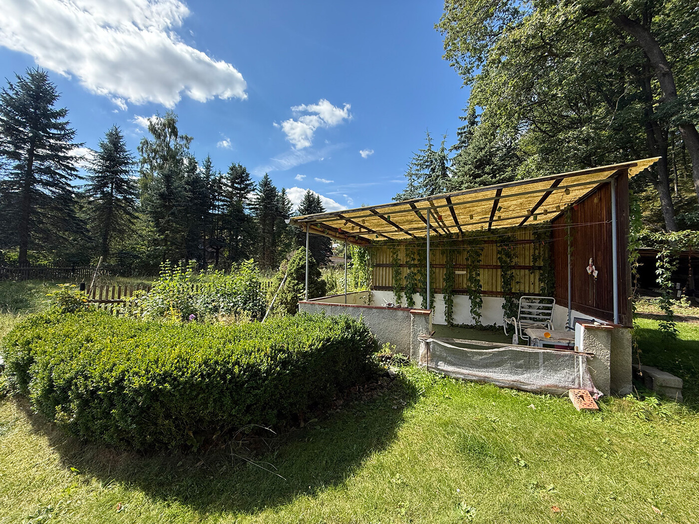 Überdachte Terrasse