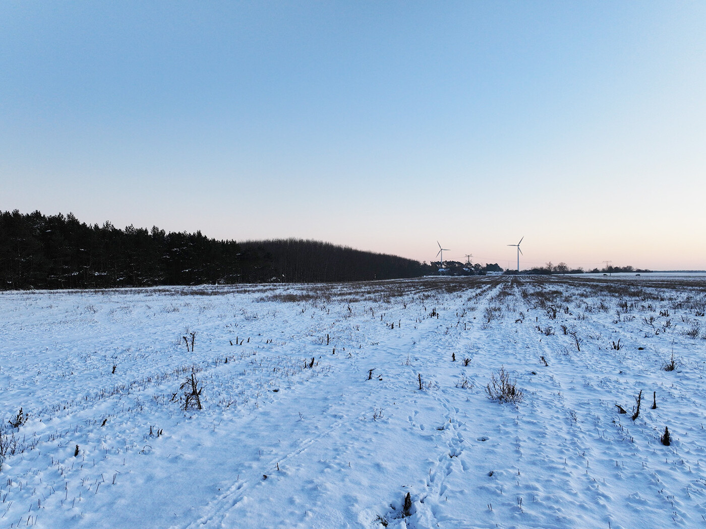 Blick über den Acker
