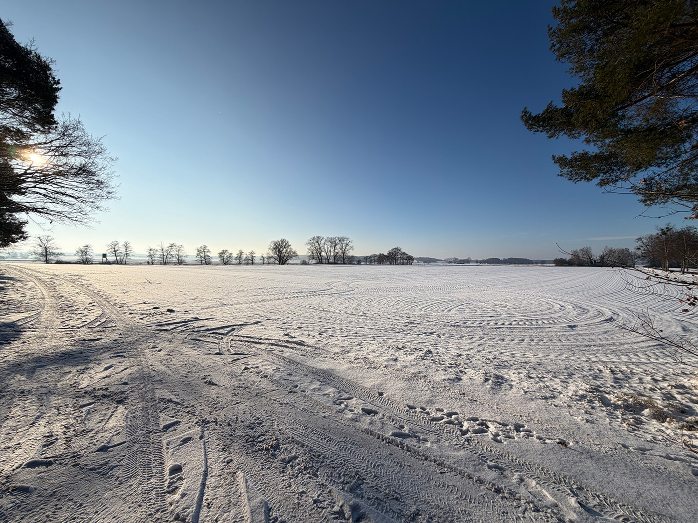 Blick über den Acker