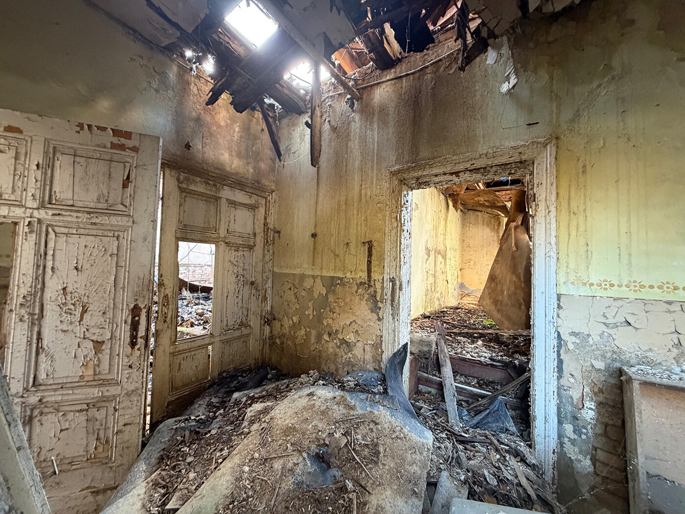 Blick in das Gebäude