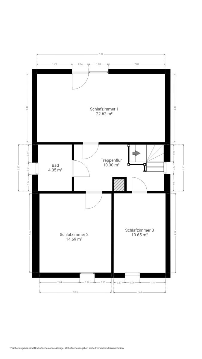 Grundriss Obergeschoss