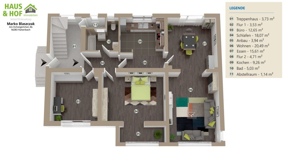 Grundriss EG Wohnung