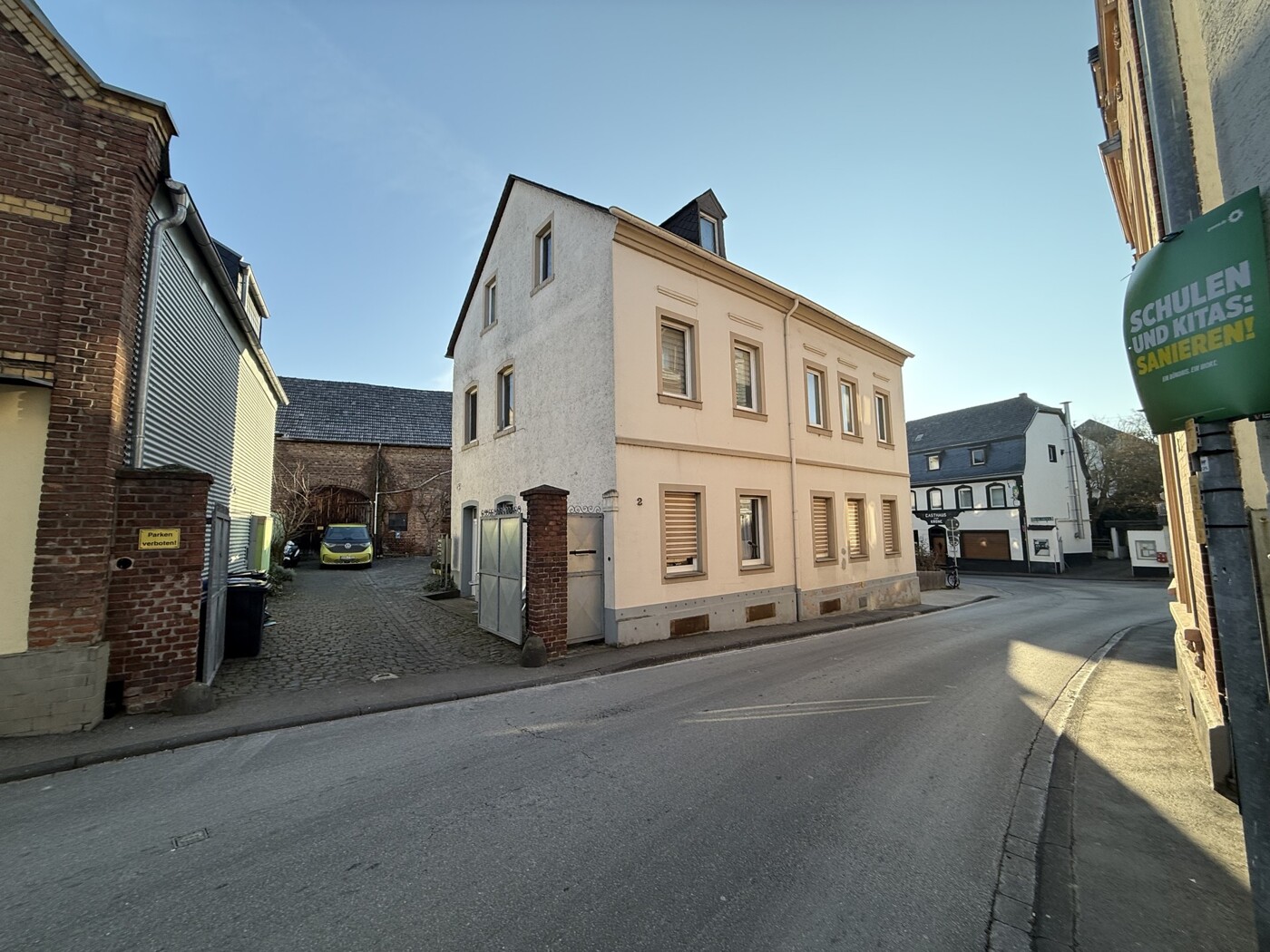 Ansicht von der Straße