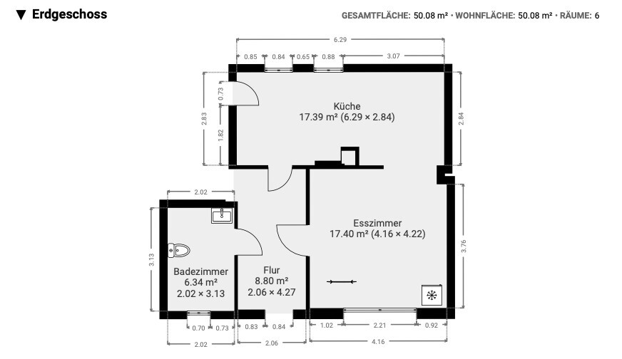 vorläufiger Grundriss