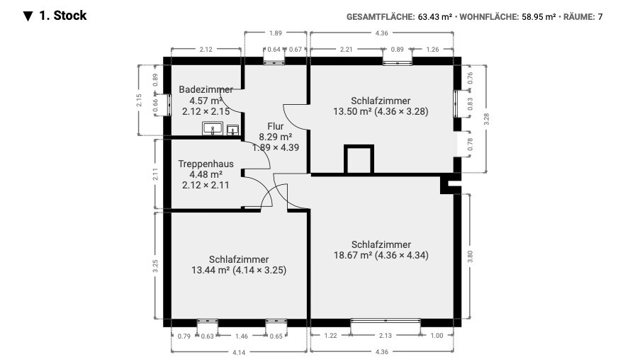 vorläufiger Grundriss