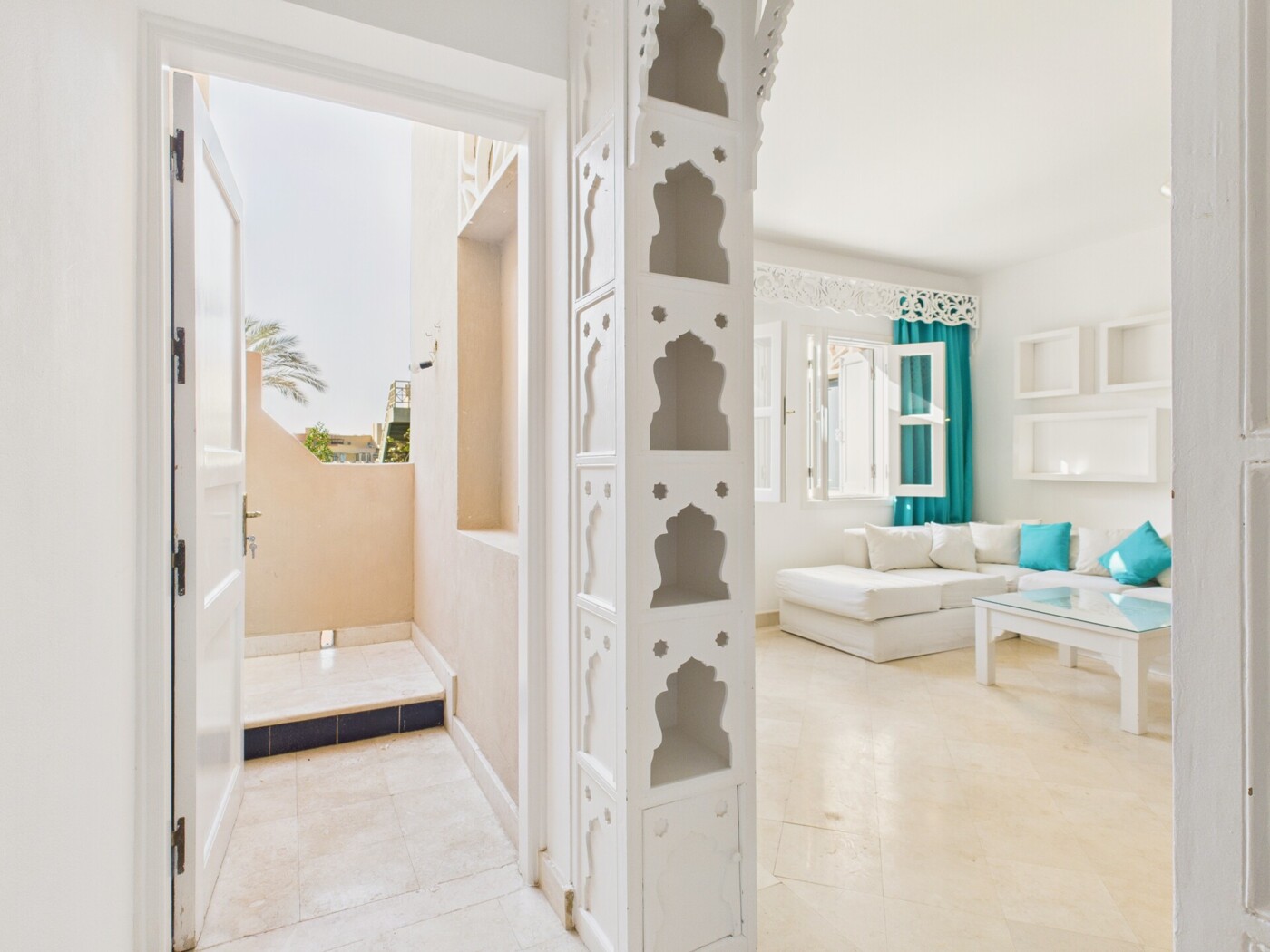 Aufgang zur Dachterrasse