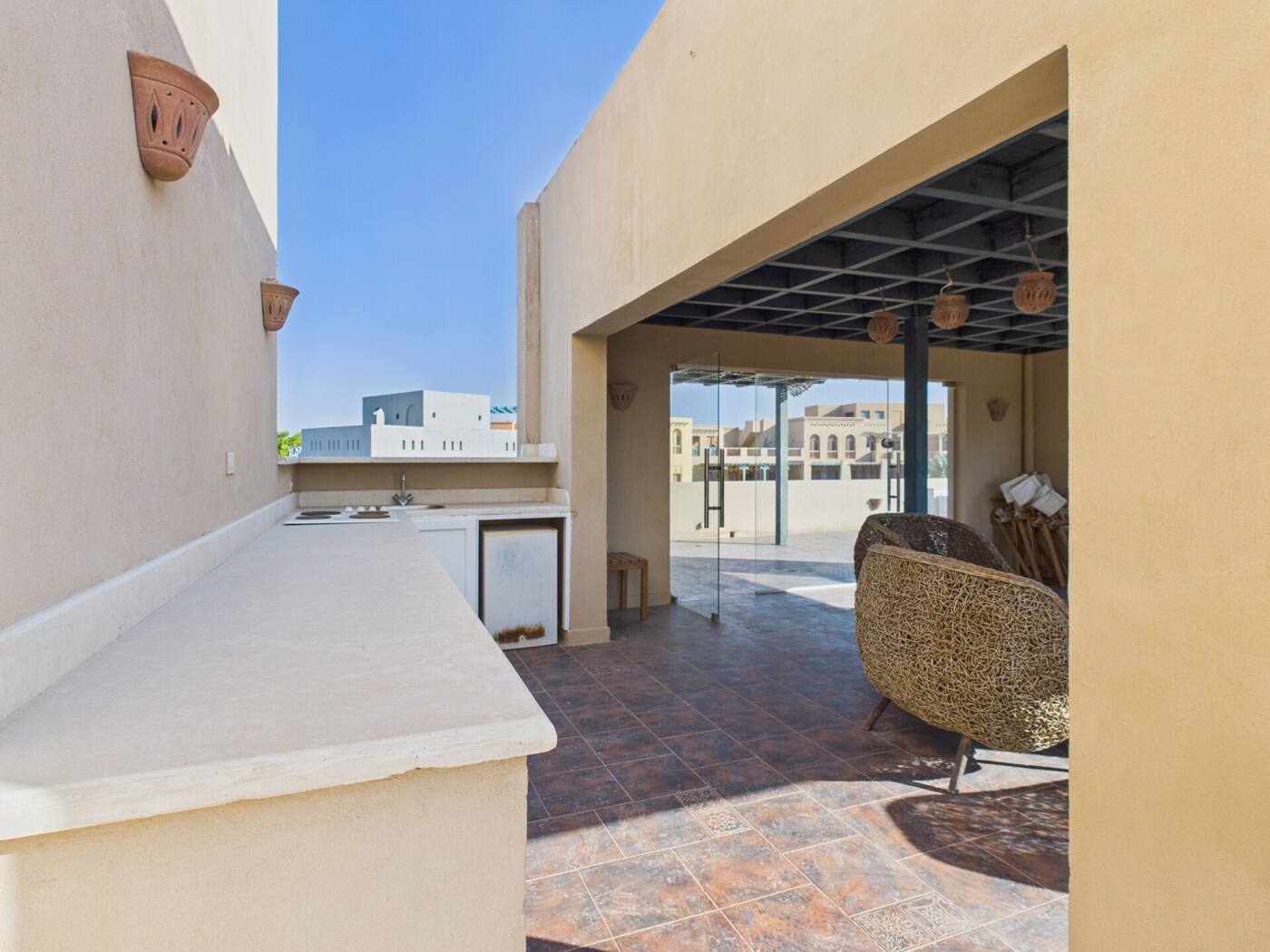 Dachterrasse mit Meerblick - Marinablick