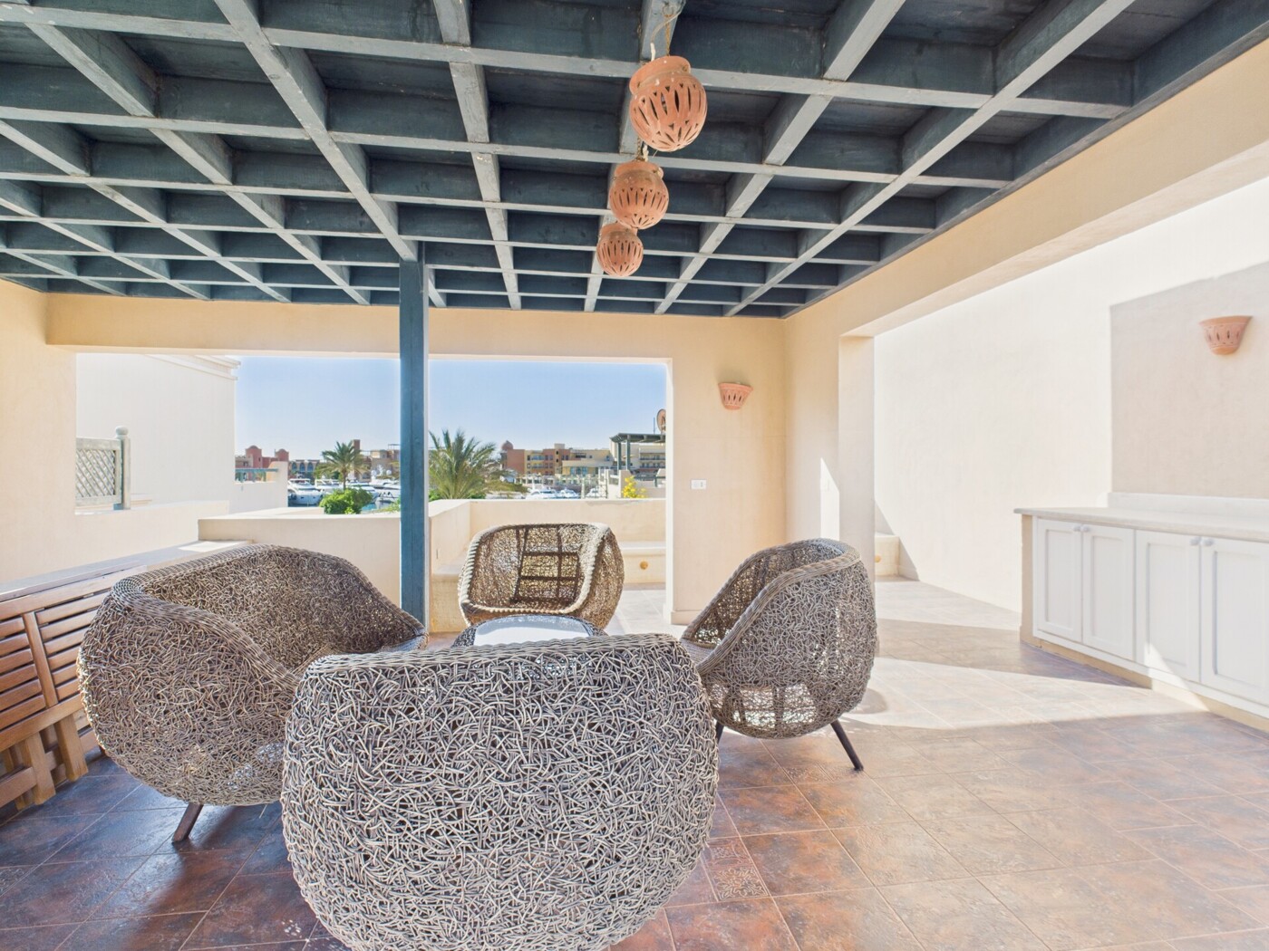 Dachterrasse mit Meerblick - Marinablick