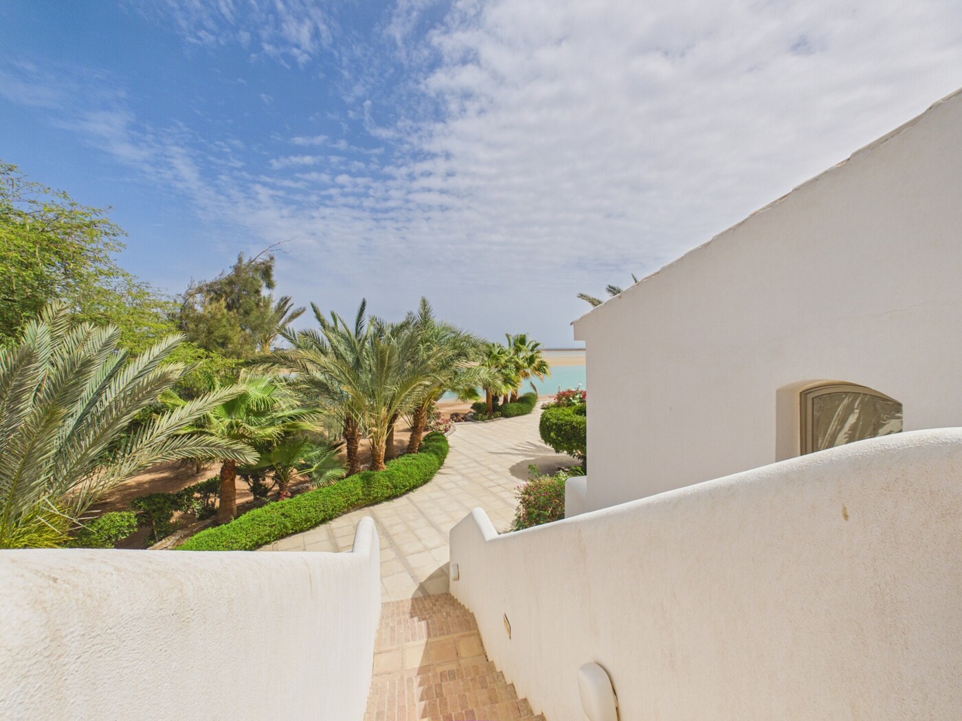 Aussicht aus dem Apartment OG