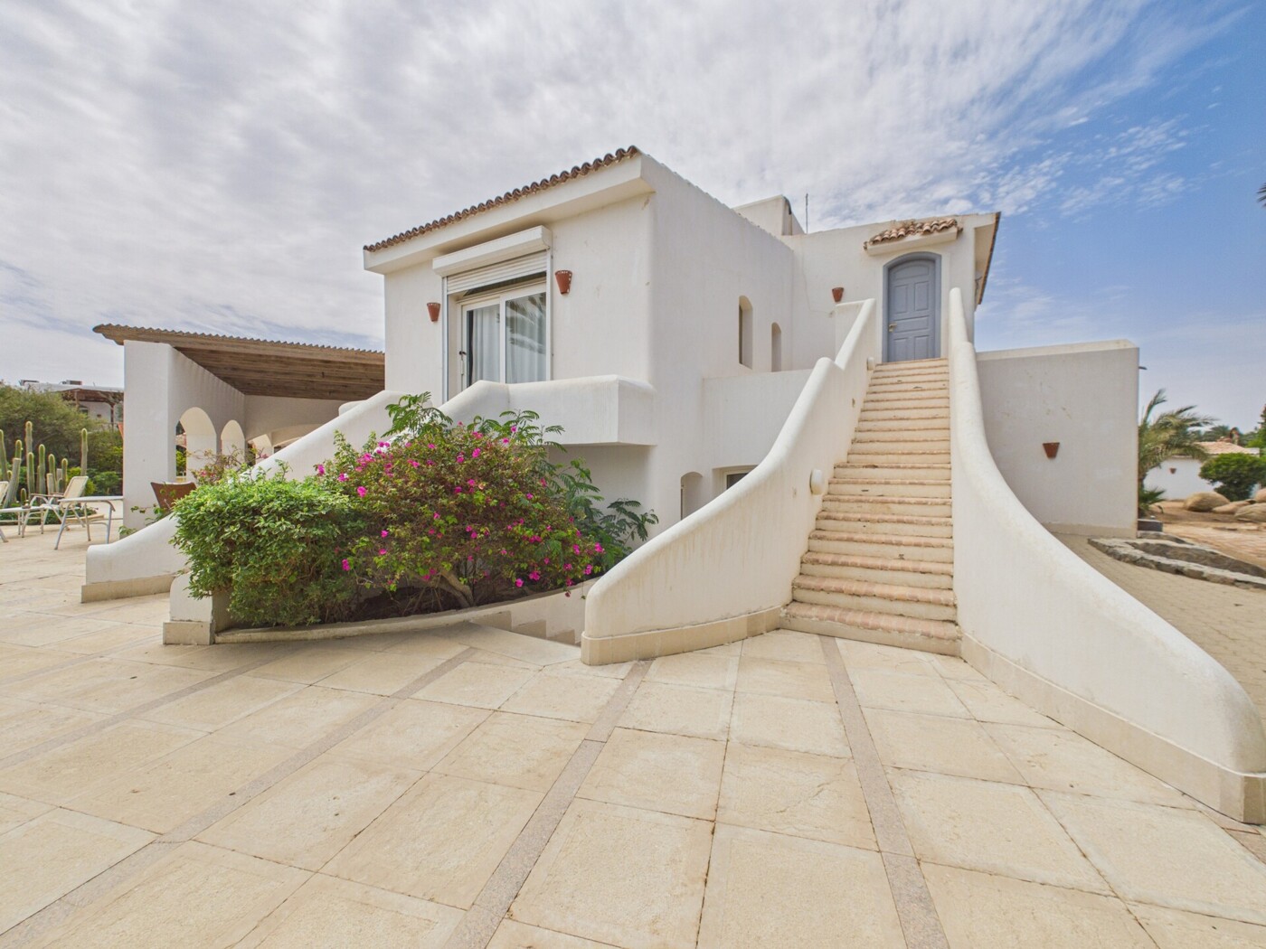 Treppe zu einem Gästeapartment