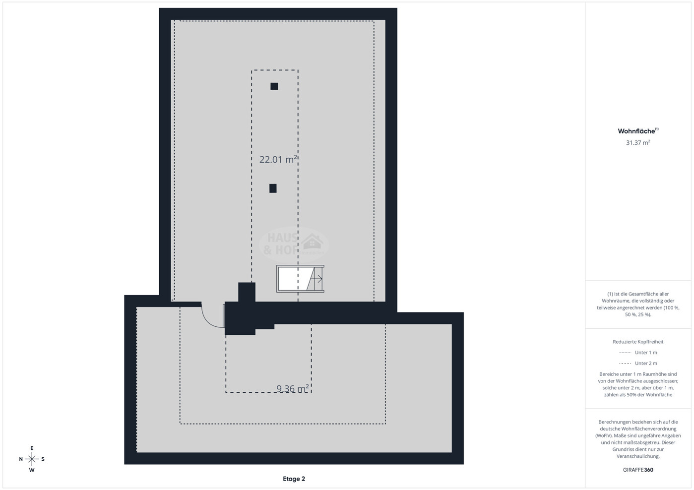 Dachgeschoss Grundriss