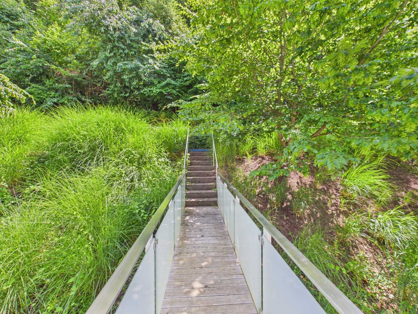 Privater Zugang zum Garten - Originalfoto