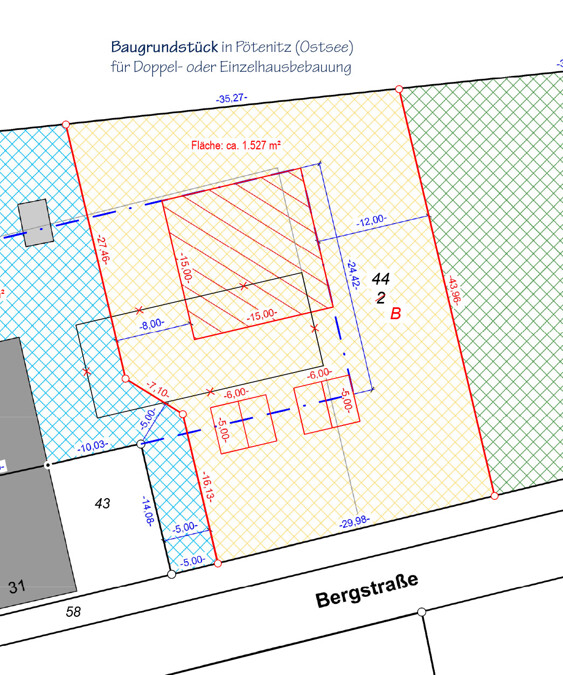 Baugrundstück in Pötenitz (Ostsee / Nähe Priwall)