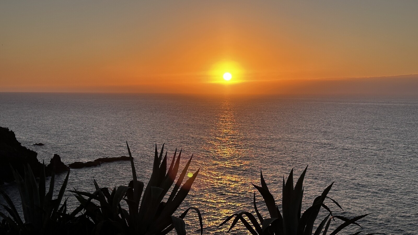 Sonnenuntergang über dem Atlantik