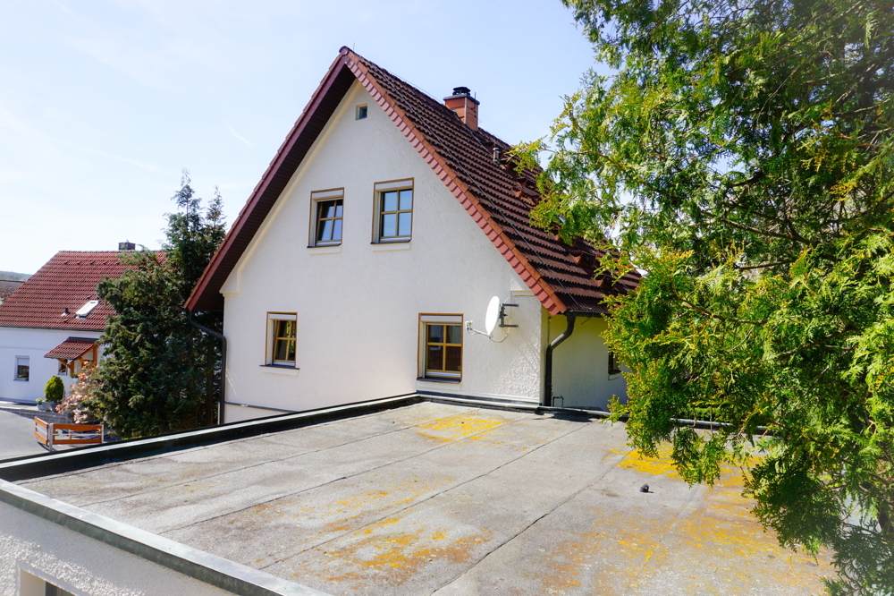 Blick vom Garten aus