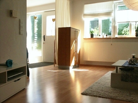 Blick vom Schlafbereich