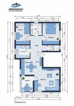 Grundriss Wohnung
