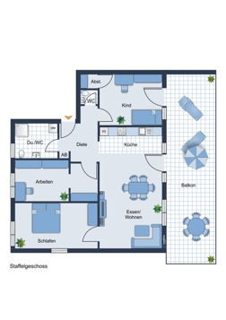 Grundriss Wohnung