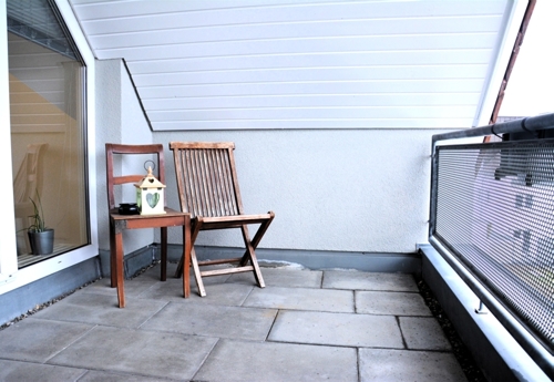 überdachter Balkon