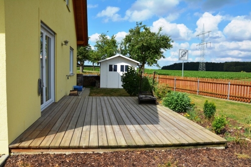 Blick zur Terrasse