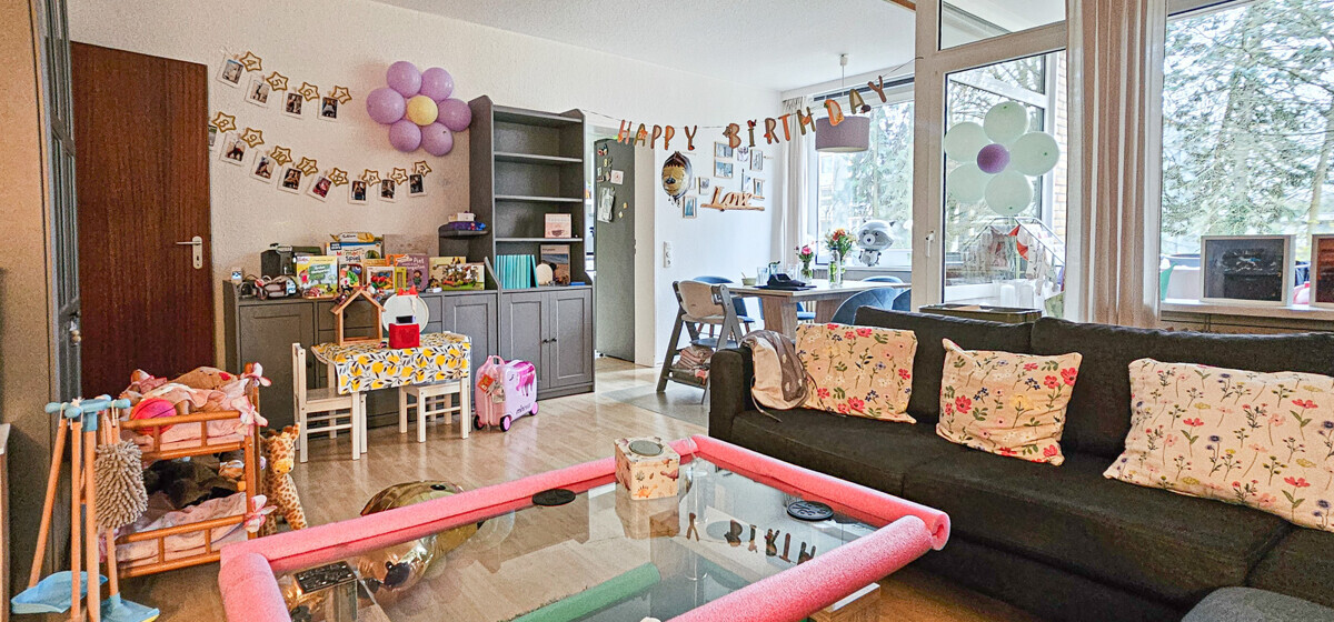 Wohnzimmer mit Eßecke