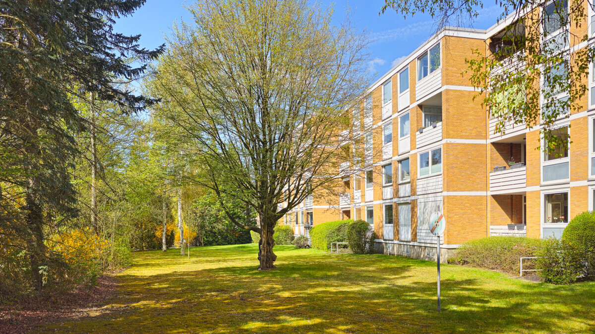 Hausansicht Garten