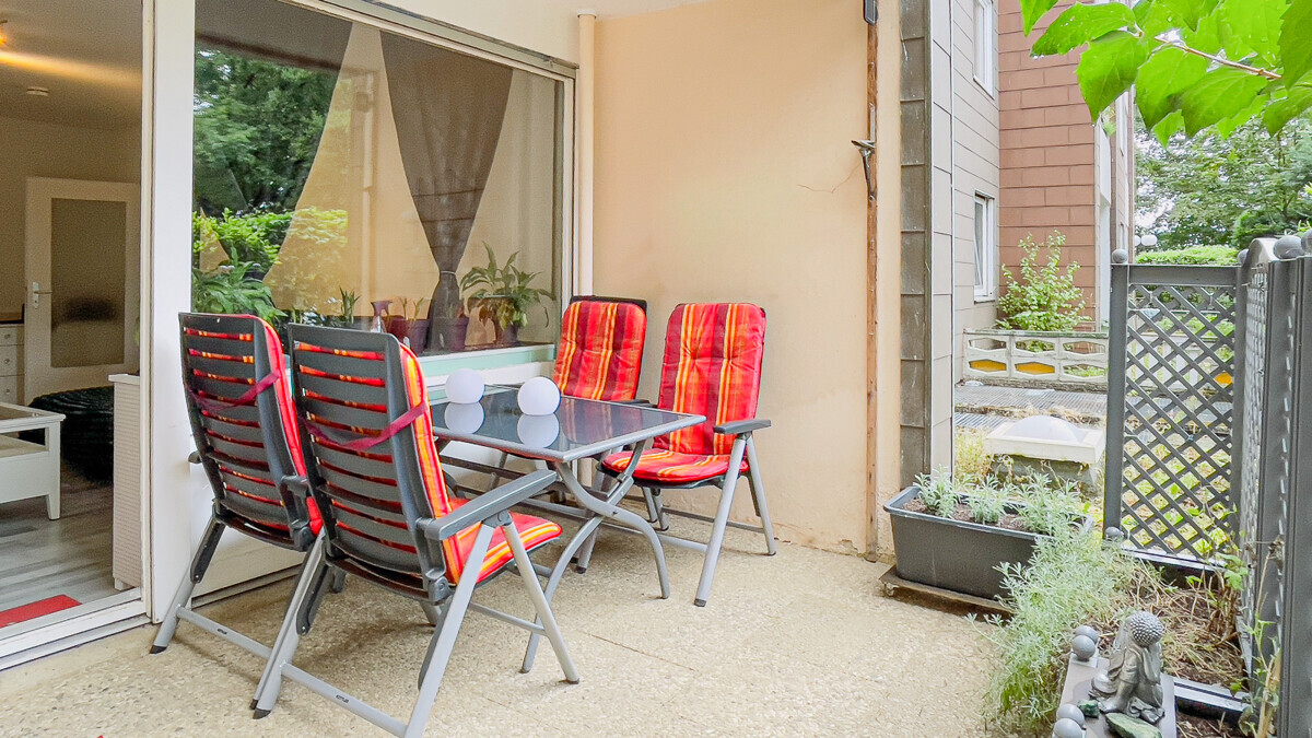 Gepflegte Terrasse