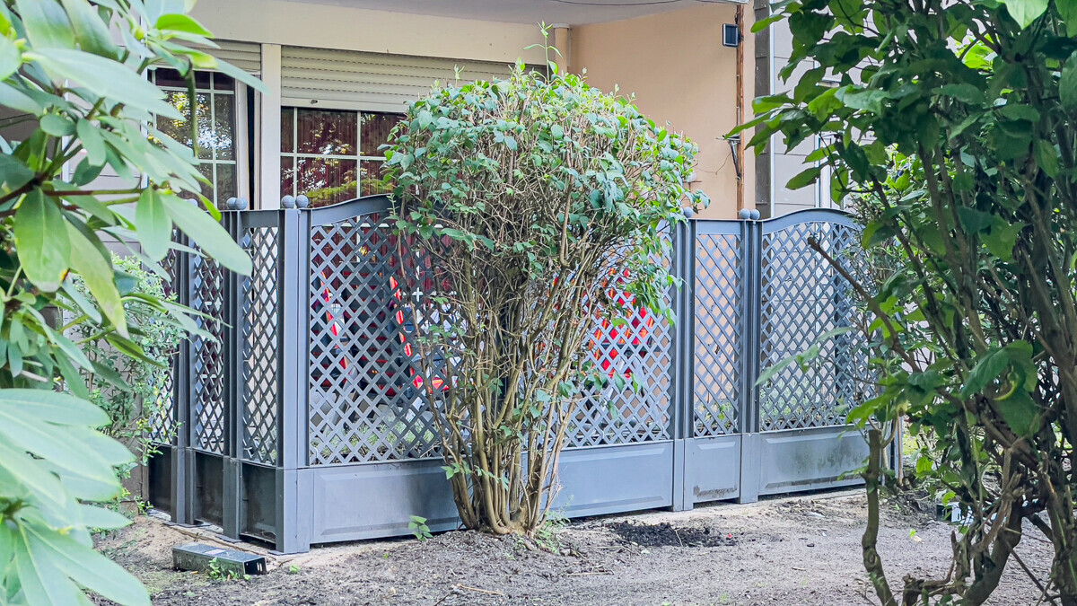 Blickschutz an der Terrasse