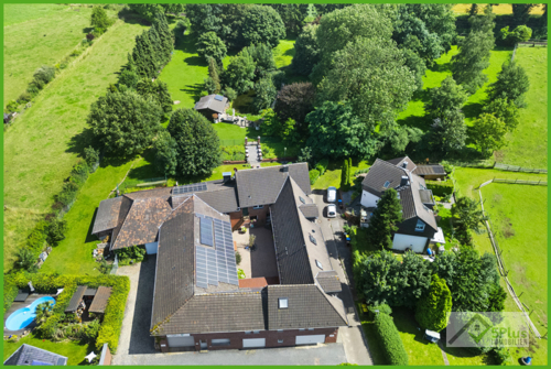 5Plus Immo ehem. Vierkanthof Geilenkirchen Leiffarth Drohnenaufnahme