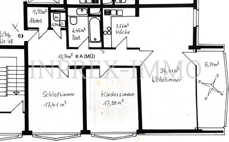 10 a Grundriss Whg 48