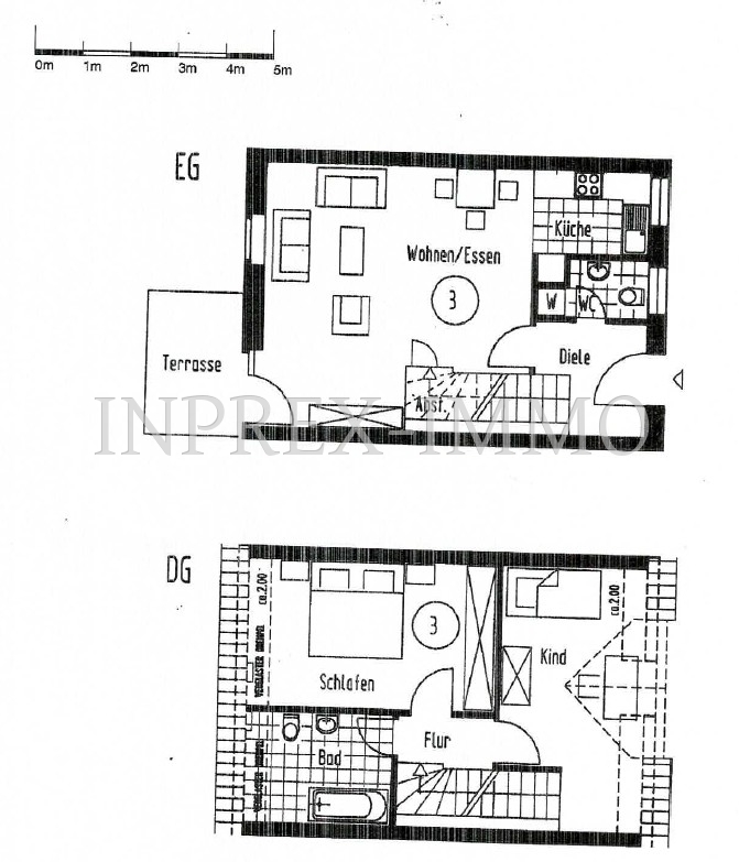 2229 Grundriss Teil 1 EG und 1. OG