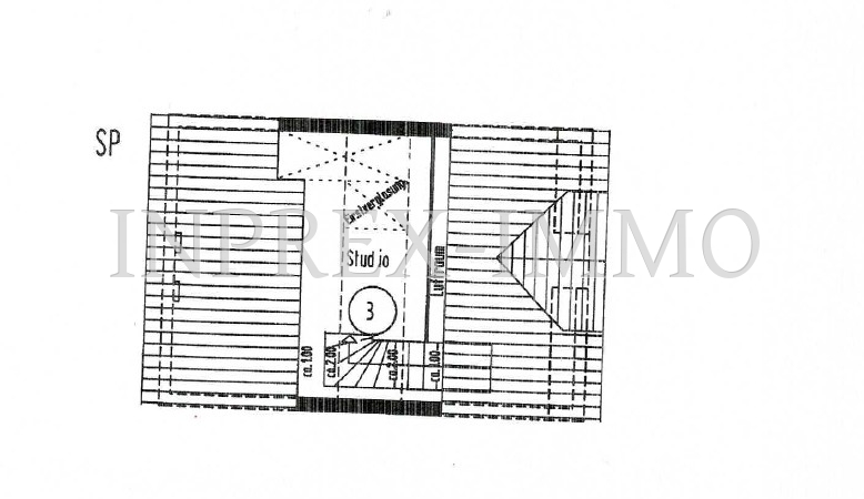 2229 Grundriss Teil 2 Studio Dachspitze