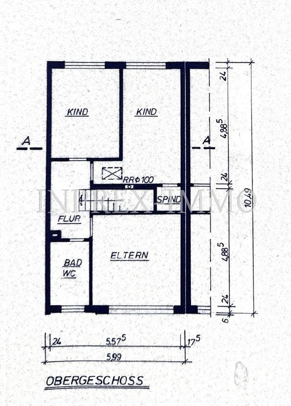 1029 Grundriss Obergeschoss