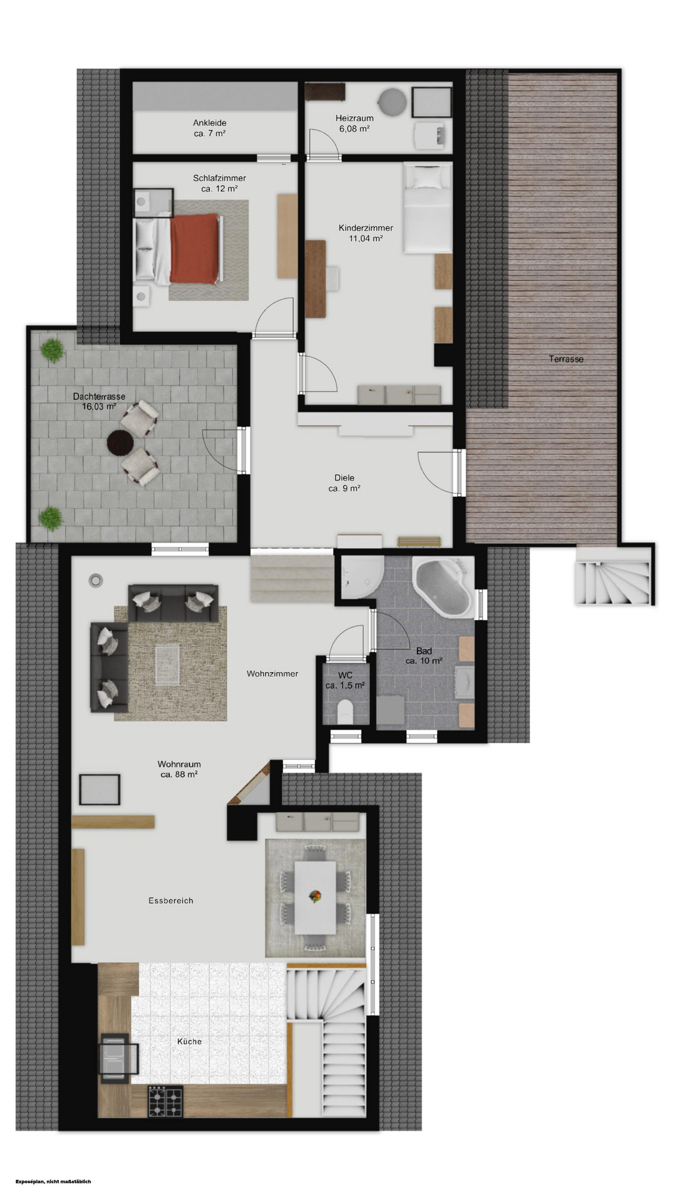 Dachgeschoss / Wohnung 1
